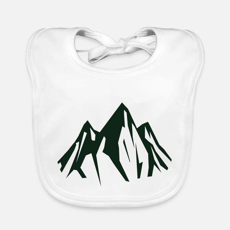 mountains Organic Baby Bibs