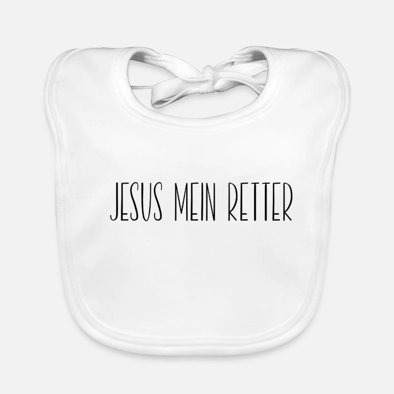 Jesus my Savior Organic Baby Bibs