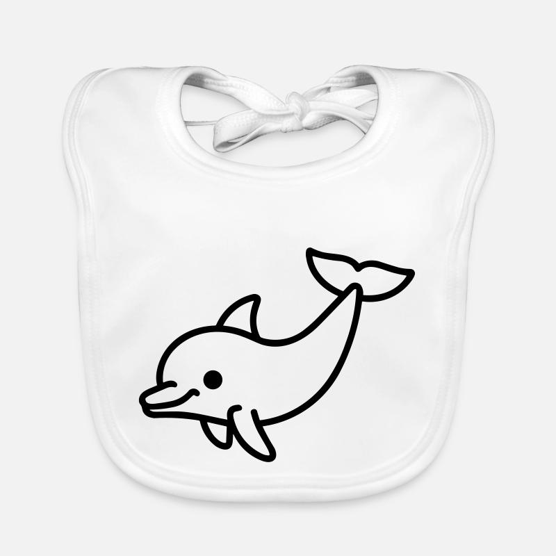 Delfin Baby Bio-Lätzchen