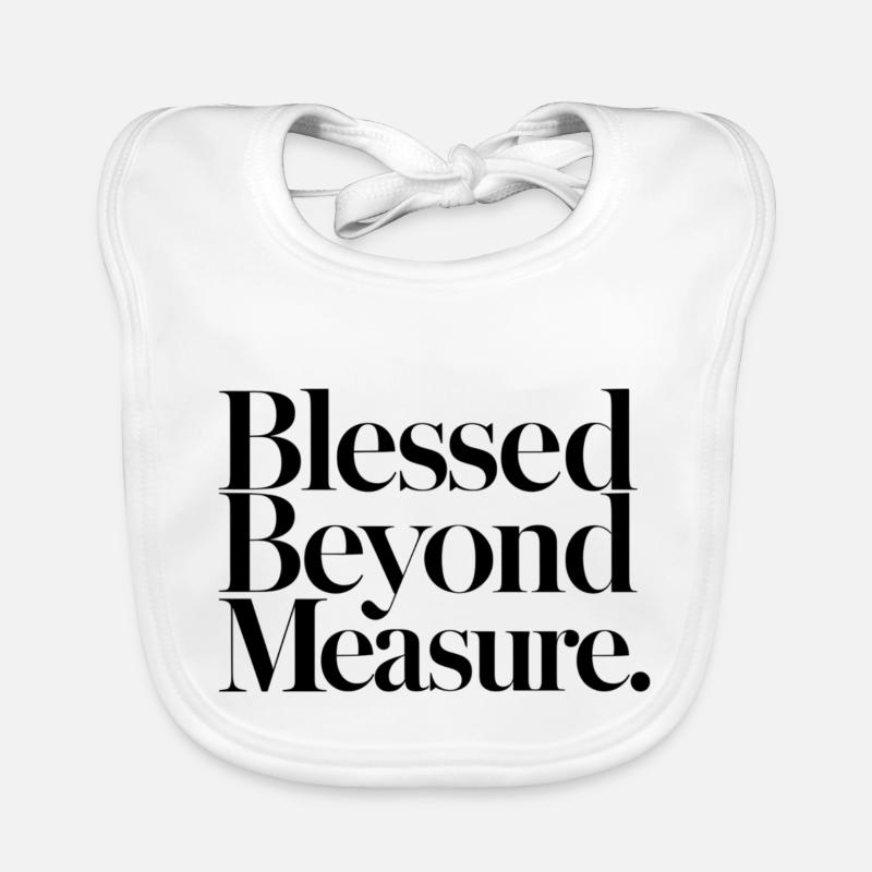 maßlos gesegnet Baby Bio-Lätzchen