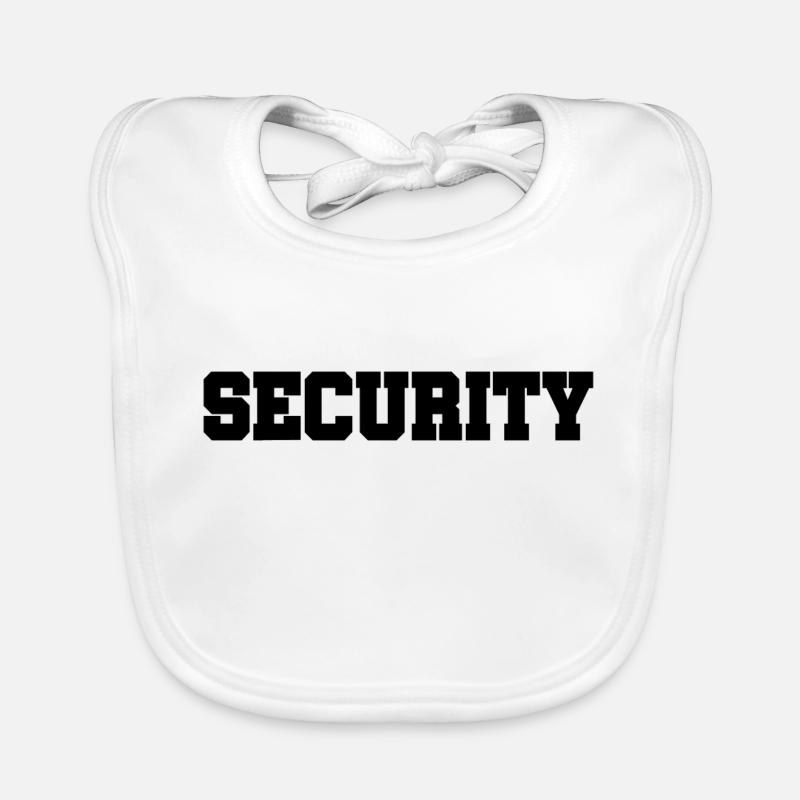 Security - Sicherheitsdienst - Bewachung - Schutz Baby Bio-Lätzchen