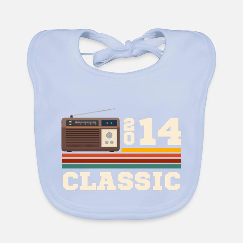 Jubiläum 2014 Retro Klassiker Baby Bio-Lätzchen