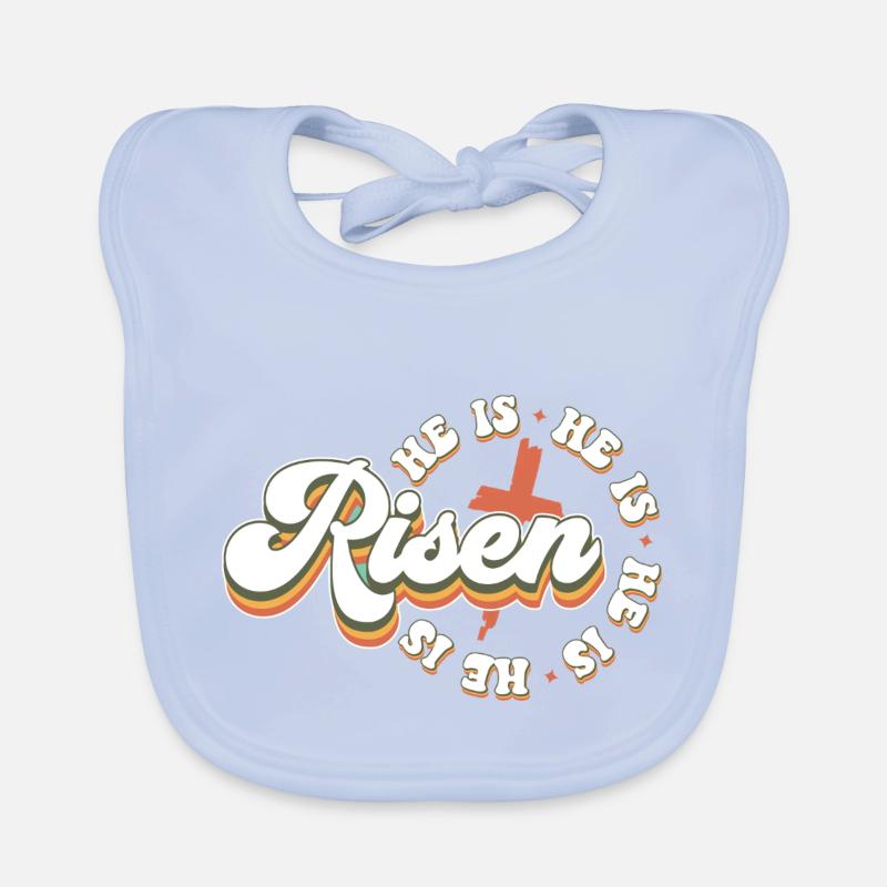 He is Risen Baby Bio-Lätzchen