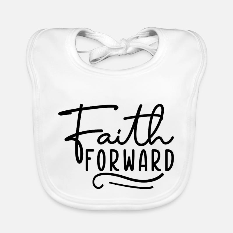 Faith Forward Baby Bio-Lätzchen