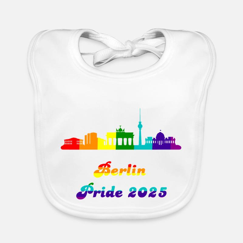 Pride 2025 Berlin Baby Bio-Lätzchen