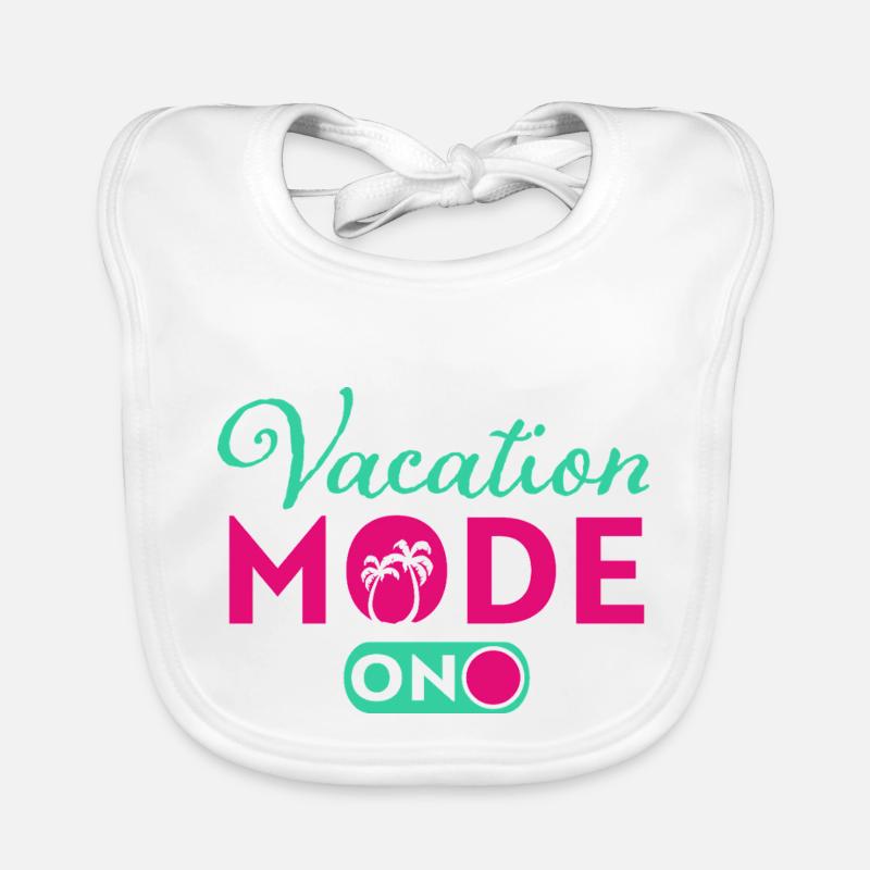 Mode vacances activé Bavoir bio Bébé
