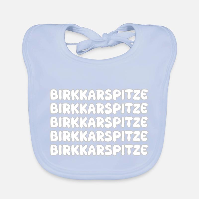 Birkkarspitze as climbing Organic Baby Bibs