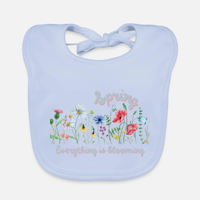 Spür´das Blühen in dir Baby Bio-Lätzchen