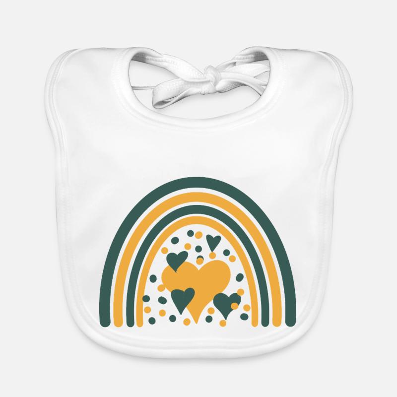 boho print abstract Baby Bio-Lätzchen