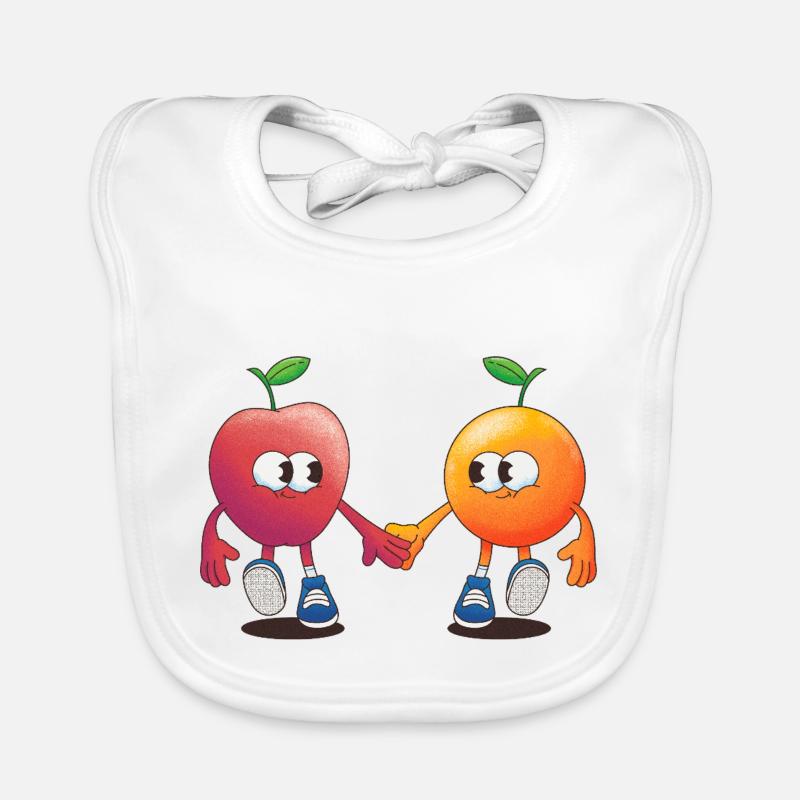 Die fruchtige Freundschaft Baby Bio-Lätzchen