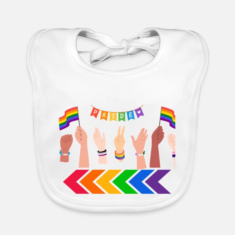 Pride Finger Organic Baby Bibs