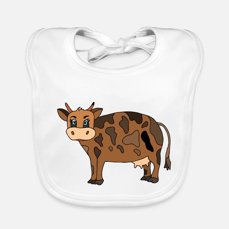 Vache Bavoir bio Bébé
