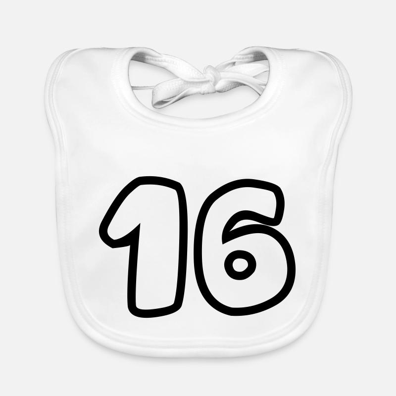 16 Organic Baby Bibs