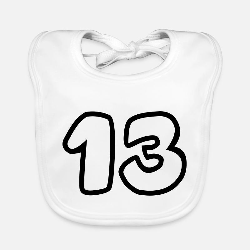 13 - Bavoir bio Bébé - blanc