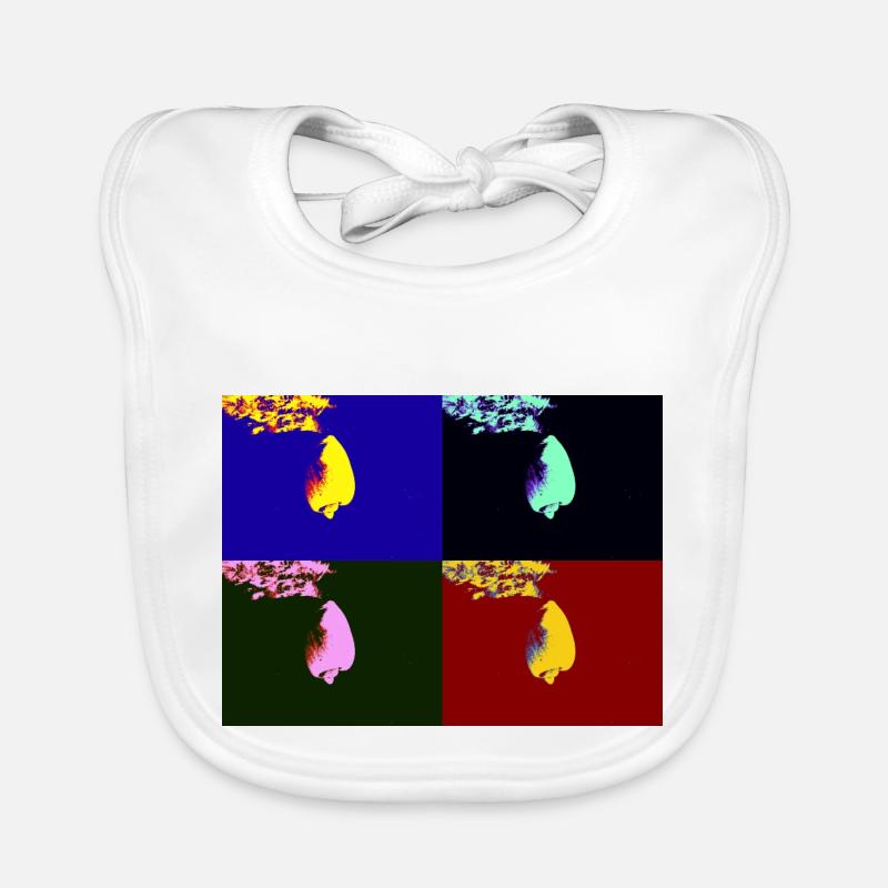 Falling shell Organic Baby Bibs