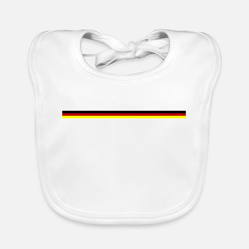 Flag Germany Organic Baby Bibs