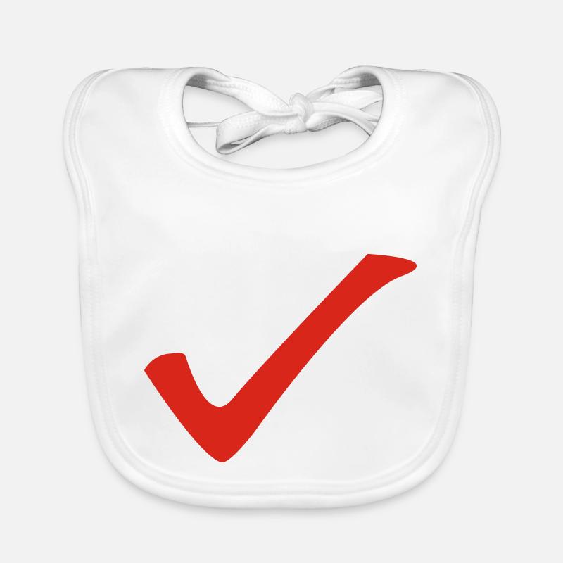 Check - hook Organic Baby Bibs