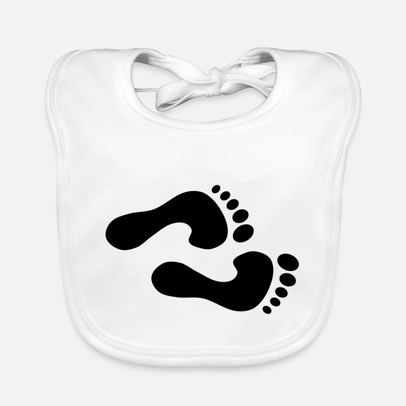 Füße Baby Bio-Lätzchen