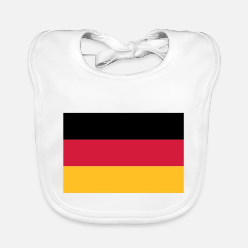 fahne_ger Organic Baby Bibs