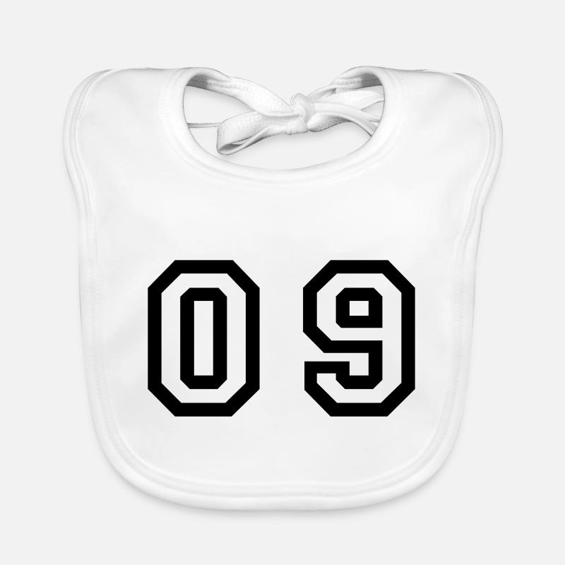 Nummer - 09 - Null neun Baby Bio-Lätzchen