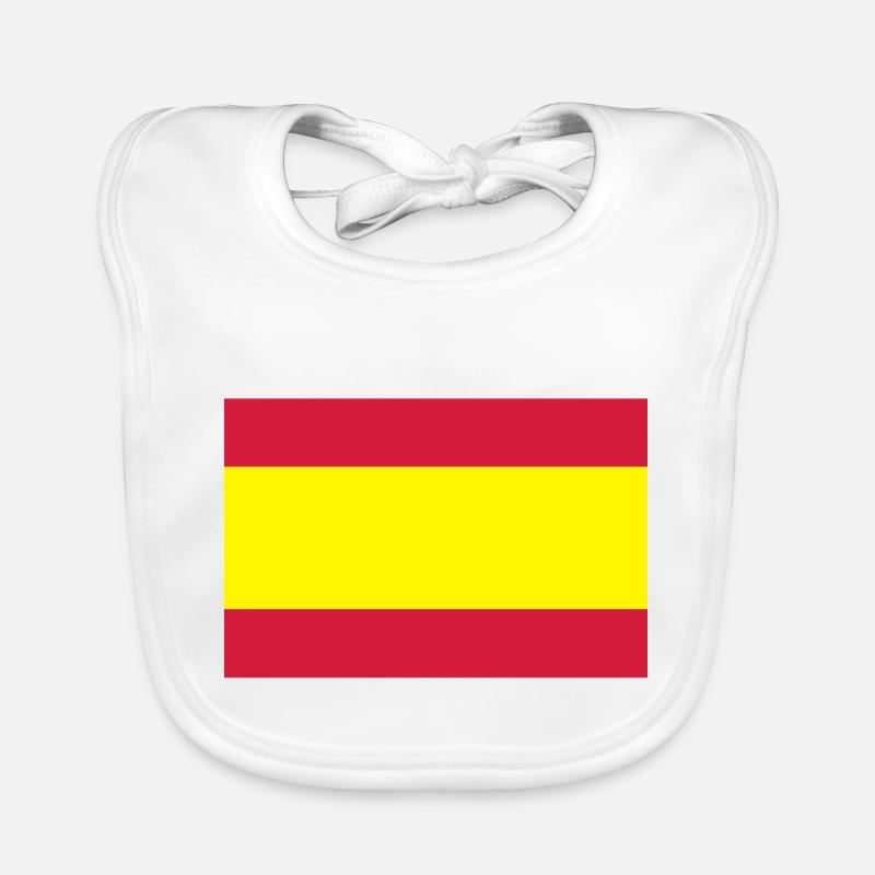 drapeau espagnole Bavoir bio Bébé