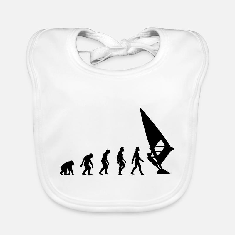 Die Evolution von Windsurfing Baby Bio-Lätzchen