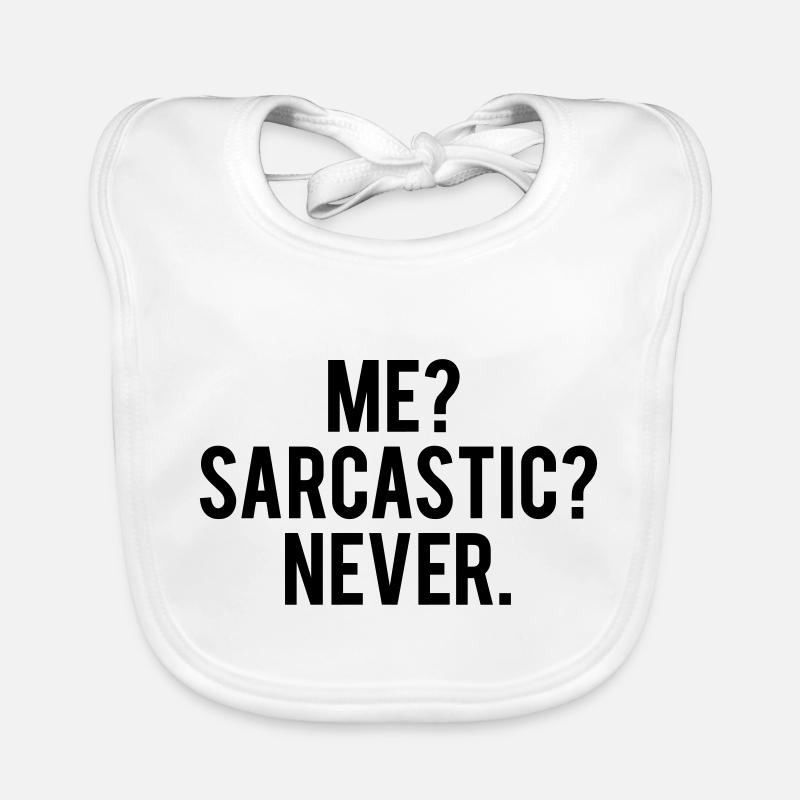 sarcastic Bavoir bio Bébé