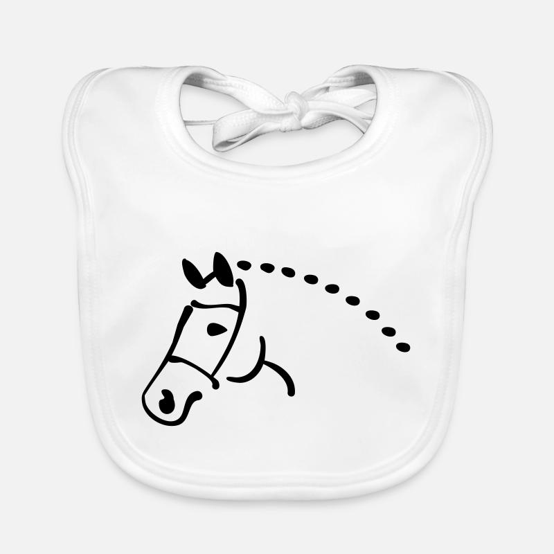 cheval Bavoir bio Bébé