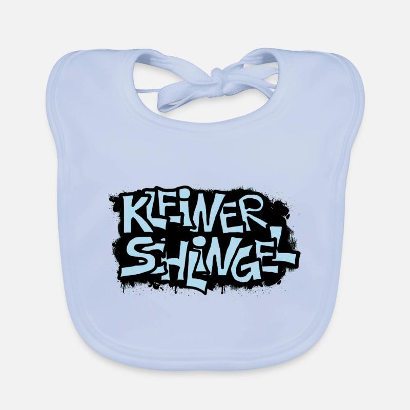 kleiner schlingel graffit Baby Bio-Lätzchen
