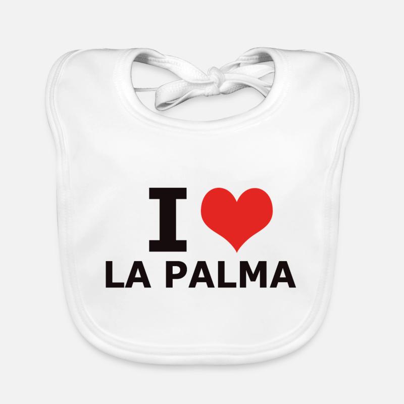 J'AIME LA PALMA Bavoir bio Bébé