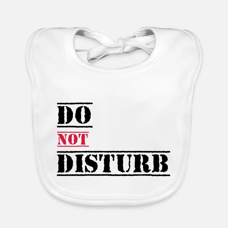 do not disturb Bavoir bio Bébé