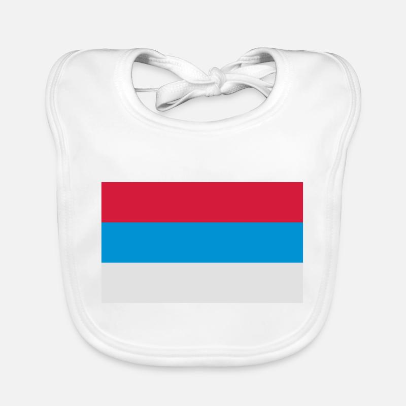 Drapeau national de Serbie Bavoir bio Bébé