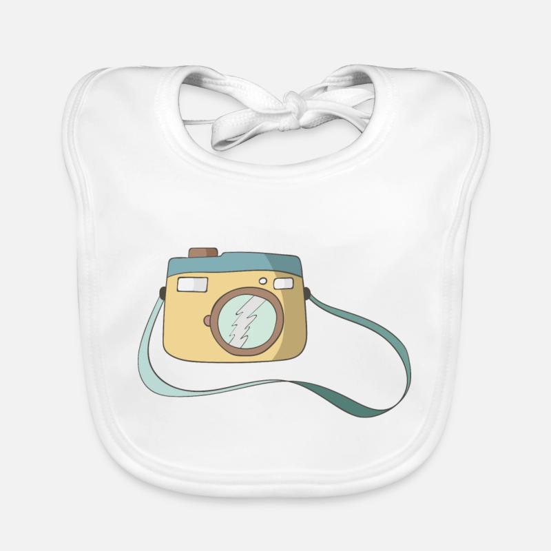 Kamera Baby Bio-Lätzchen