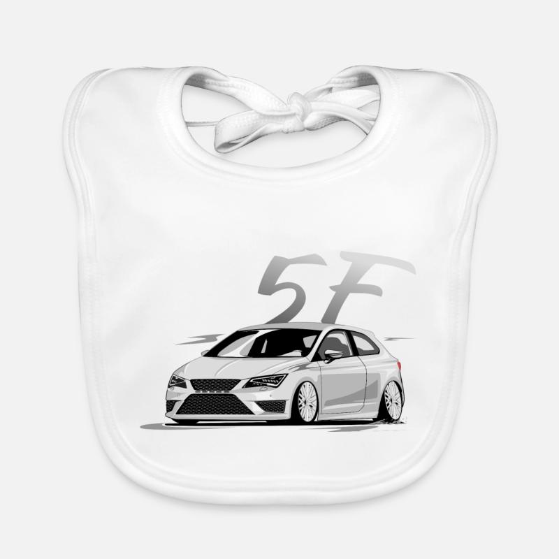 Leon 5f fr, Low, Deep, Stanced, Cupra Baby Bio-Lätzchen