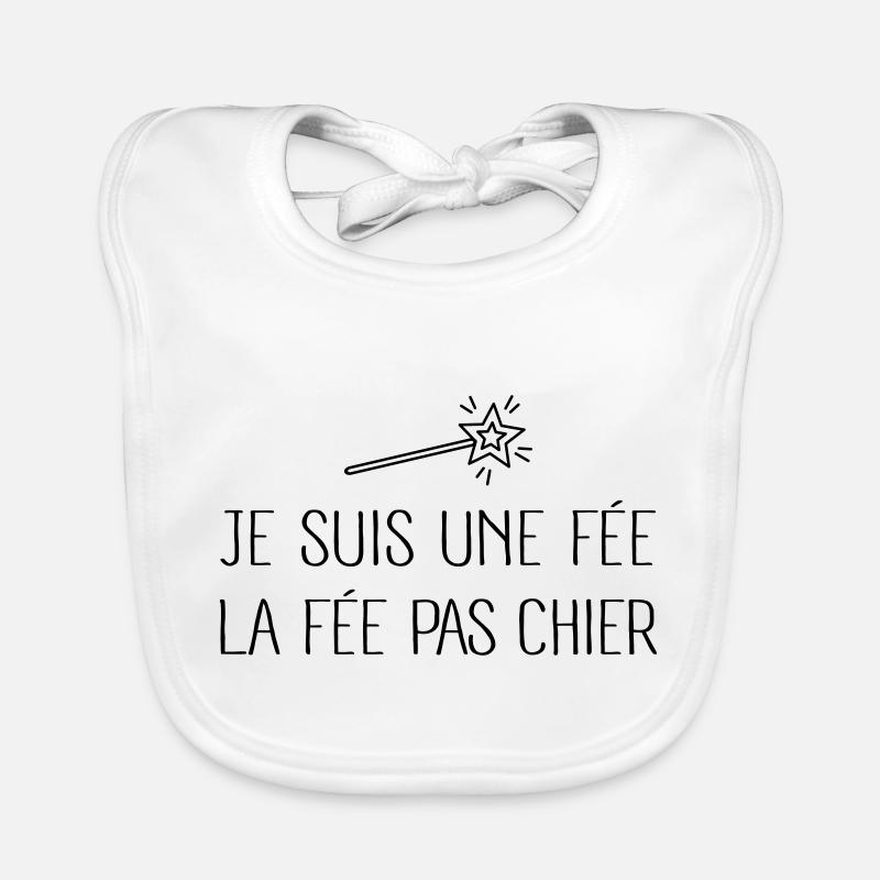 Je Suis Une Fée Bavoir bio Bébé