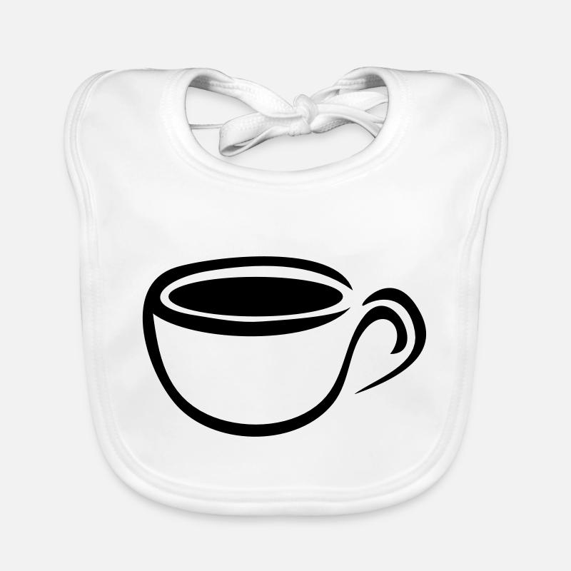 Coffee Cup Coffee Coffee 1c Organic Baby Bibs