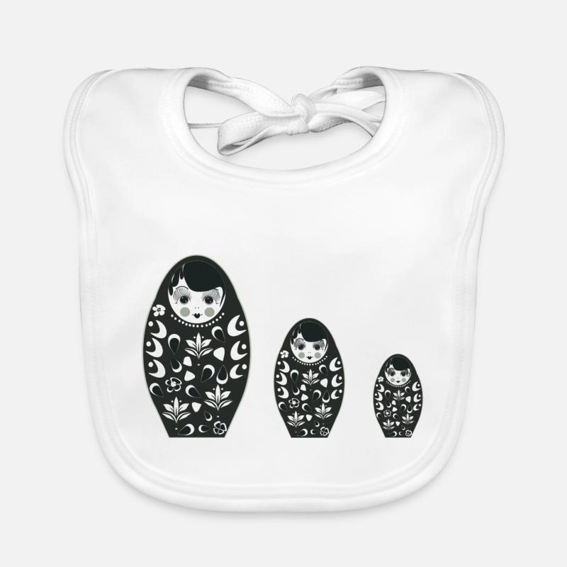 Matroschka Figuren Baby Bio-Lätzchen