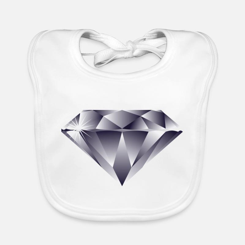 diamant Bavoir bio Bébé