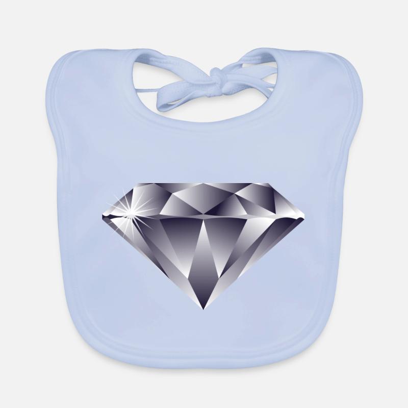 diamant Bavoir bio Bébé