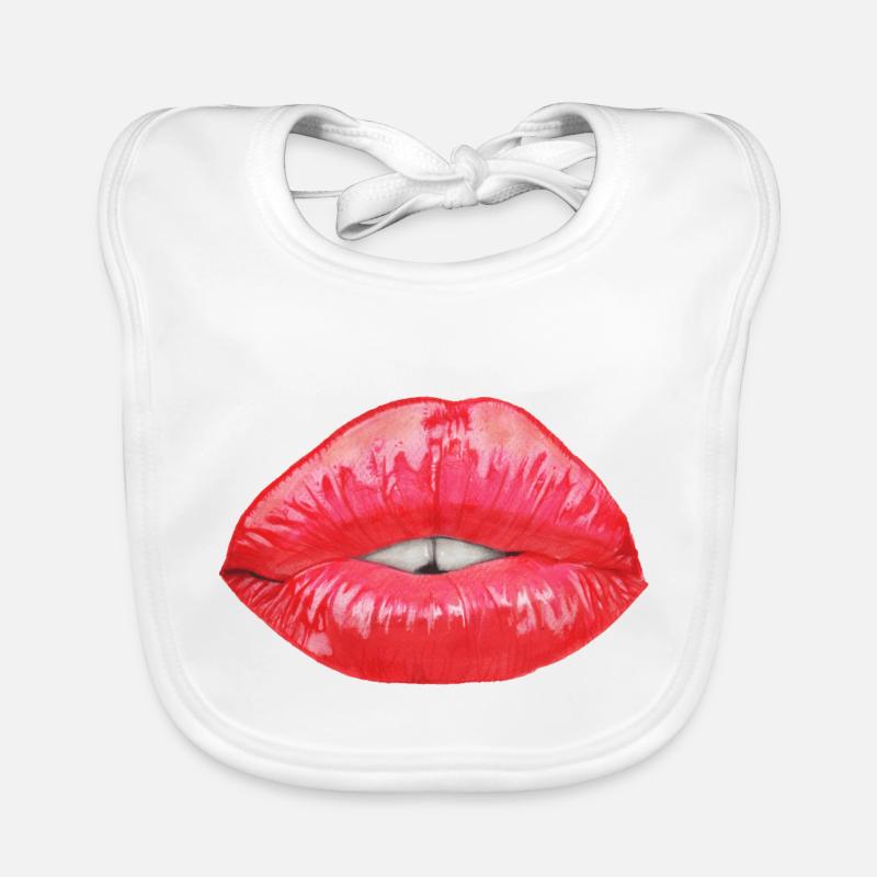 lips Organic Baby Bibs