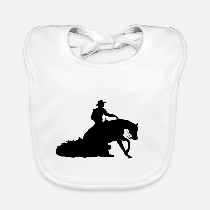 Équitation Western sliding stop Bavoir bio Bébé
