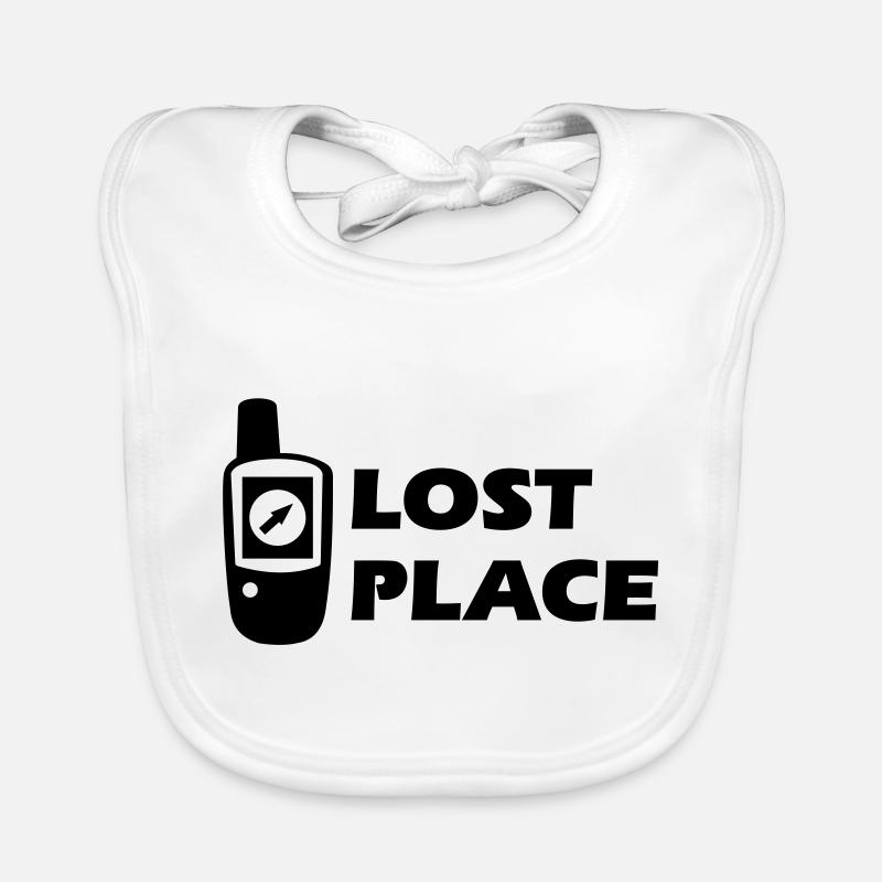 Geocaching GPS Lost Place Cache Baby Bio-Lätzchen