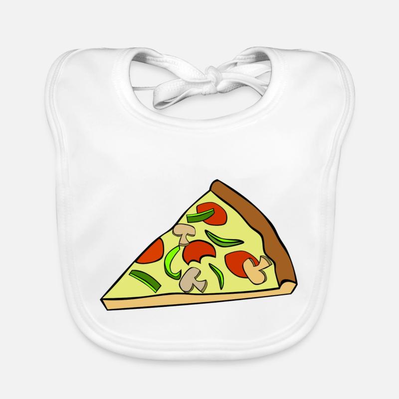Pizza Pizza slice Organic Baby Bibs