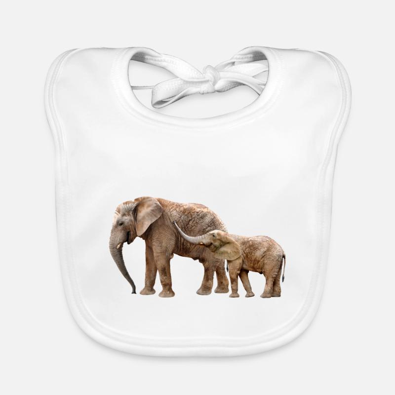 Elefant Baby Bio-Lätzchen