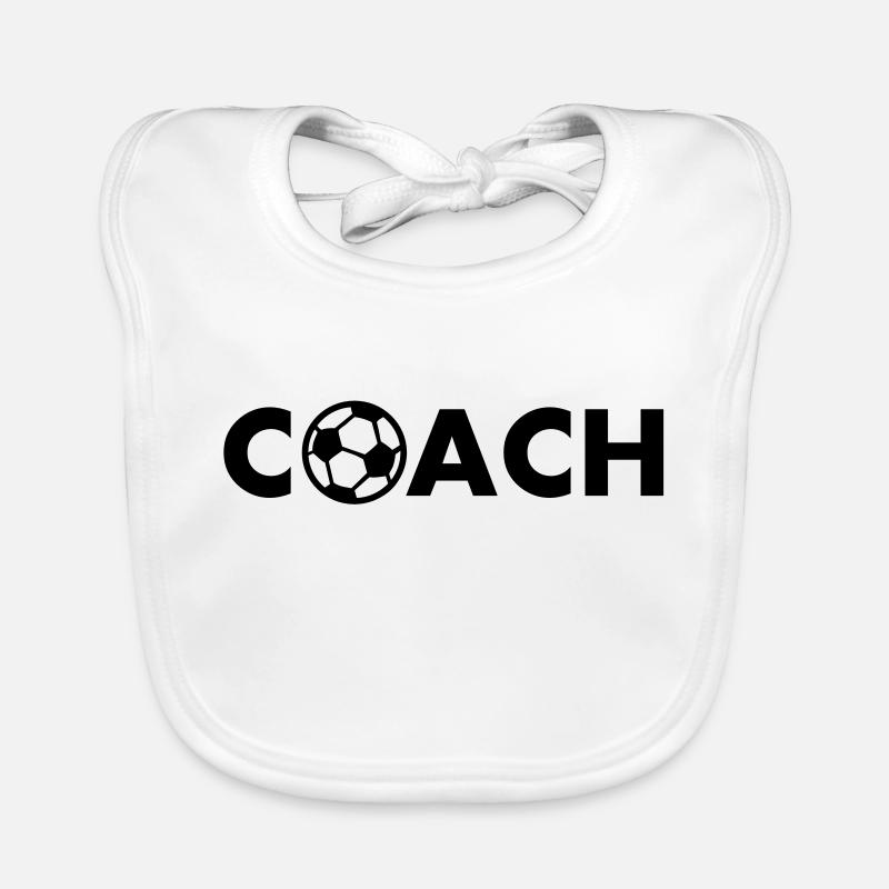 coach football Bavoir bio Bébé