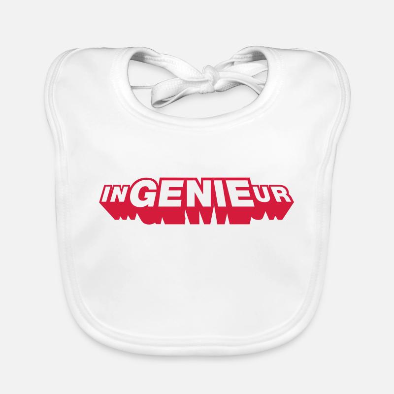 Das Genie im Ingenieur Baby Bio-Lätzchen