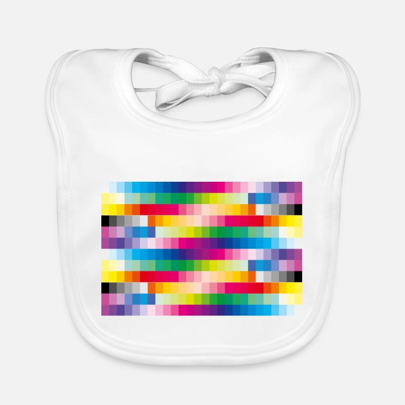 Couleurs Bavoir bio Bébé