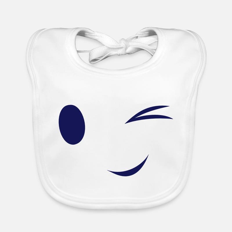 wink eyes Organic Baby Bibs