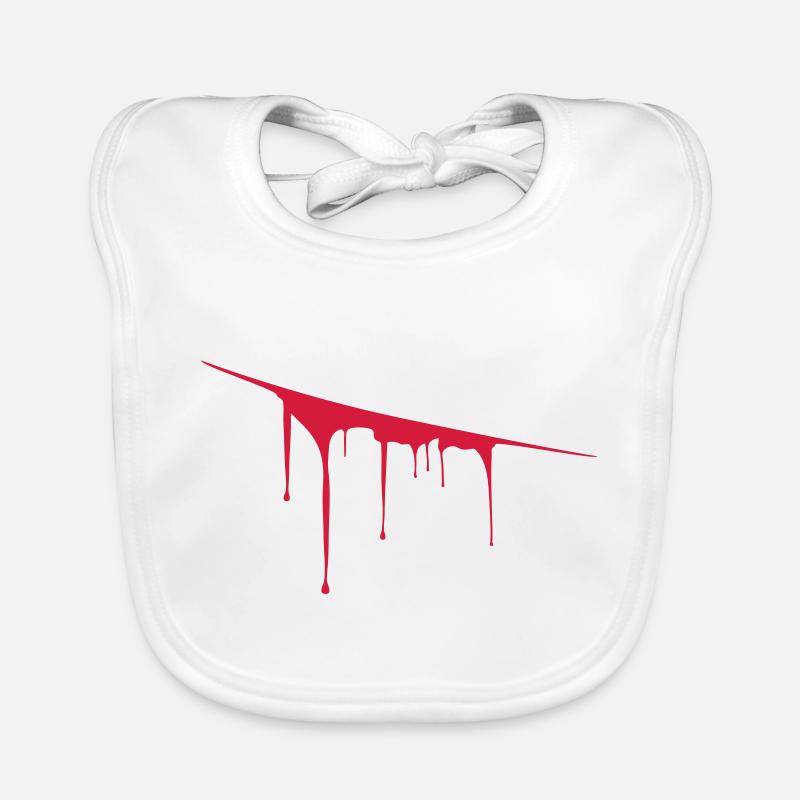 blood scratches Organic Baby Bibs