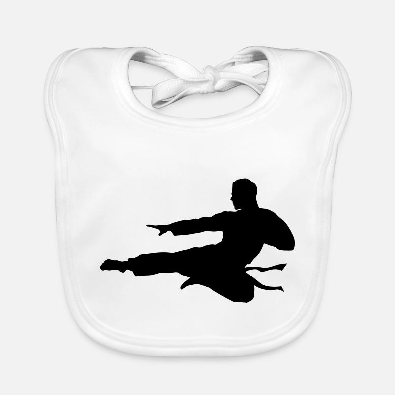 Karate male Bavoir bio Bébé